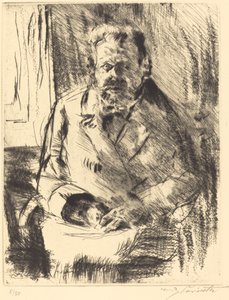 Poeten Poeten, 1920. av Lovis Corinth