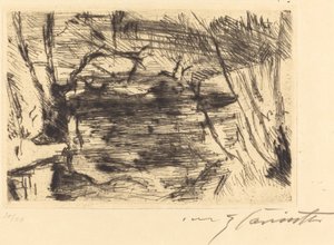 Der Neue See (Den nye innsjøen) av Lovis Corinth