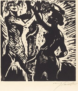 Adam og Evas fall, 1919. av Lovis Corinth