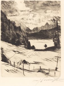 Der Walchensee The Walchensee, 1920. av Lovis Corinth