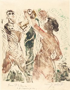 Menneskets fall, 1919. av Lovis Corinth