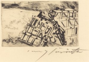 Egge Harrow, 1916. av Lovis Corinth
