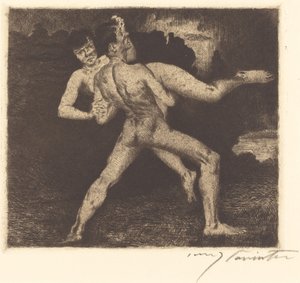 Kidnappingsbortføring, 1894. av Lovis Corinth