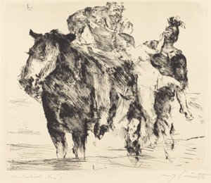 Voldtekt kvinne Voldtekt, 1920. av Lovis Corinth