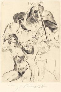 Kvinnebortføring III (bortføring III) av Lovis Corinth