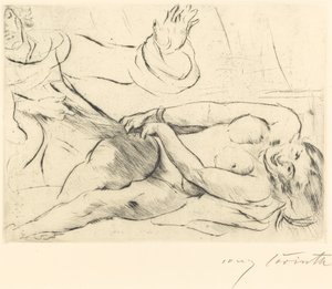 Josef og Potifars kone II av Lovis Corinth