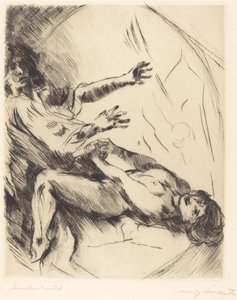 Joseph und Potifars Weib I (Joseph og Potifars kone I) av Lovis Corinth