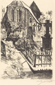 Kirchhof kirkegård, 1916. av Lovis Corinth