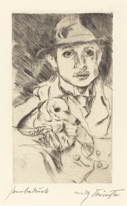 Gutt med hund Gutt med hund, 1915. av Lovis Corinth