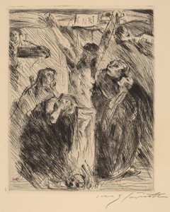 Korsfestelse, etter altertavlen i Tölz av Lovis Corinth