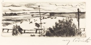 Kyst (sjølandskap) av Lovis Corinth
