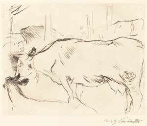 Kufjøs II av Lovis Corinth