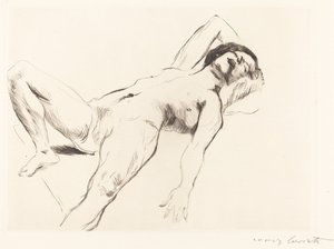 Liggende naken kvinne I Liggende naken kvinne I, 1912. av Lovis Corinth
