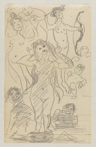 Lovis Corinth og Carl Strathmann av Lovis Corinth