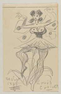 Lovis Corinth og Carl Strathmann av Lovis Corinth