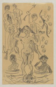 Lovis Corinth og Carl Strathmann av Lovis Corinth