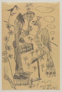 Lovis Corinth og Carl Strathmann av Lovis Corinth