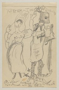Lovis Corinth og Carl Strathmann av Lovis Corinth