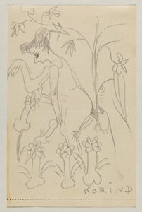 Lovis Corinth og Carl Strathmann av Lovis Corinth