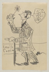 Lovis Corinth og Carl Strathmann av Lovis Corinth
