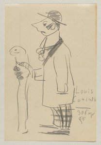 Lovis Corinth og Carl Strathmann av Lovis Corinth
