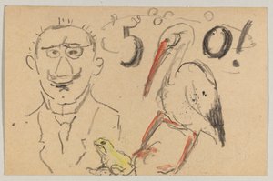 Lovis Corinth til Carl Strathmann: postkort, poststemplet 11. september 1916 av Lovis Corinth
