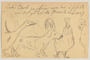 Lovis Corinth til Carl Strathmann: postkort, poststemplet 26. august 1905 av Lovis Corinth