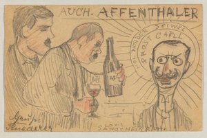 Lovis Corinth til Carl Strathmann: postkort, poststemplet 28. september 1896 av Lovis Corinth