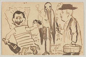 Lovis Corinth til Carl Strathmann: postkort, poststemplet 3. september 1902 av Lovis Corinth