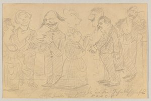 Lovis Corinth til Carl Strathmann: postkort, poststemplet 8. november 1899 av Lovis Corinth