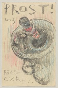 Lovis Corinth til Elly Strathmann: postkort, poststemplet 22. mai 1911 av Lovis Corinth