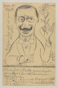 Lovis Corinth til frøken Elly Franke: postkort, poststemplet 28. august 1897 av Lovis Corinth