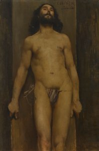 Naken mann (M?nnlicher Akt) av Lovis Corinth