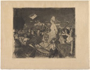 Marie Antoinette på vei til skafottet av Lovis Corinth