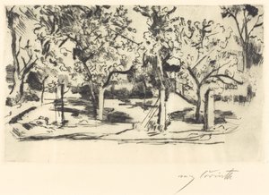 Orchard Orchard, 1918. av Lovis Corinth