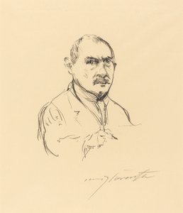 Selvportrett (selvportrett) av Lovis Corinth