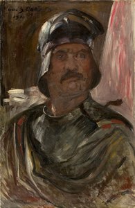 Selvportrett i rustning, 1911. av Lovis Corinth