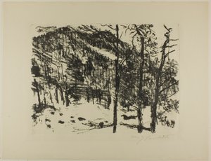 The Valley, fra tidlig vår i fjellene av Lovis Corinth
