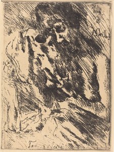 Tod und Weib Death and the Woman, 1921 utgitt 1922. av Lovis Corinth
