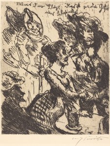 "Hva er det! Det er Gustel von Blasewitz" av Lovis Corinth