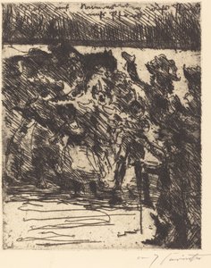 "Opp, kamerater, til hest, til hest! Inn i marken, trukket inn i friheten!" ("Kom igjen, kamerater, til hest, til hest! For å kjempe, på vei mot frihet!") av Lovis Corinth