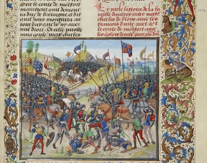 Slaget ved Auray 29. september 1364, ca 1470-1475.