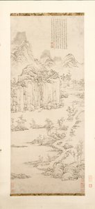 Daoist Retreat in Mountain and Stream (Landskap etter Ni Zan [1301–1374])