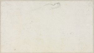Skisse av en sfinx [] verso, ca. 1879-80.