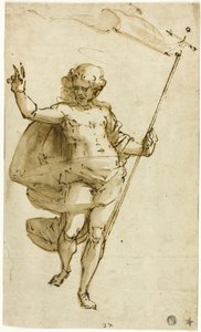 Oppstandne Kristus av Luca Cambiaso