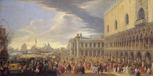 Jarlen av Manchesters ankomst til Venezia, 1707-1710.