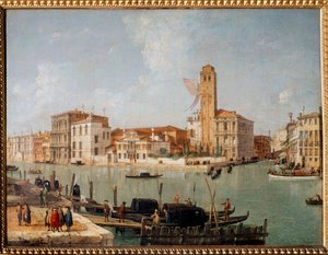 Canal Grande i Venezia Maleri av Luca Carnevaris (1663-1730) Reims fra 1700-tallet, Museum of Fine Arts