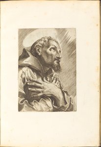 Den hellige Frans av Assisi av Luca Ciamberlano