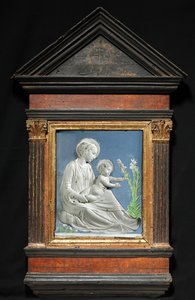 Madonna og barn, ca. 1460-1470. av Luca Della Robbia