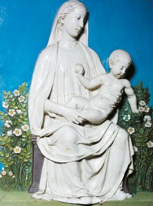 Madonna of Rose Garden, ca. 1450-55 (terrakotta)